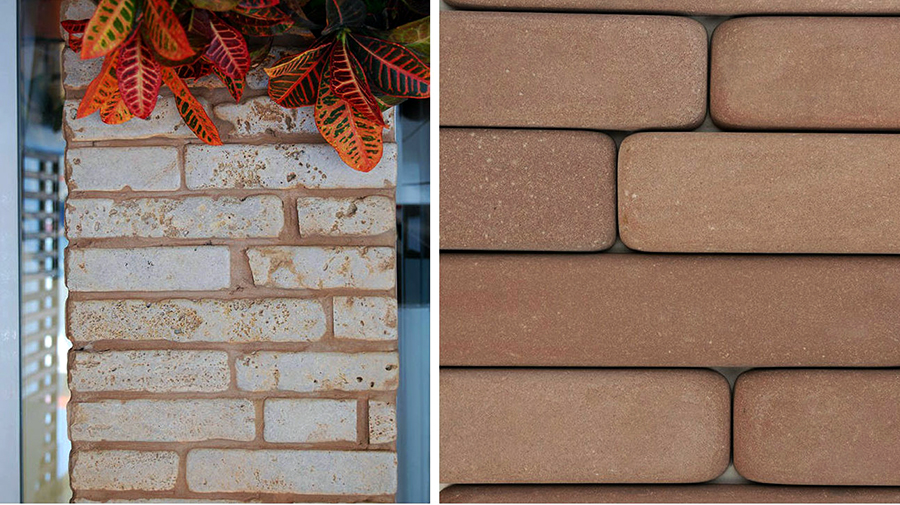 sandstone red fileti antique si travertin airon antique