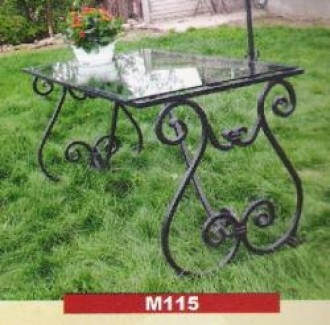 Masa de exterior Antique fier forjat