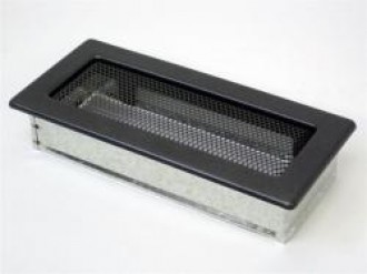Grila de aer cald-ventilatie neagra