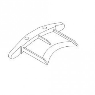 Dop din plastic pentru lamela aluminiu 45 mm
