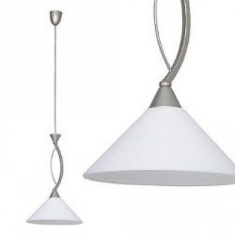Lustra din inox si sticla - Bona I silver
