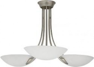 Lustra din inox si sticla - Venezia III Silver