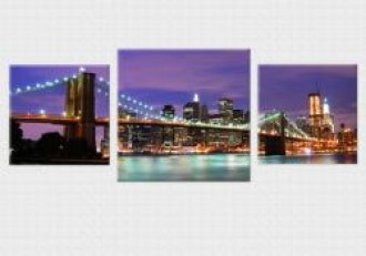 Tablouri canvas set 3 piese - New York City