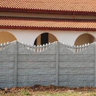 Gard beton prefabricat palisade model K1 + K8