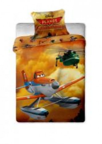 Lenjerie de pat din bumbac pentru copii Planes 2