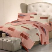 Lenjerie de pat din bumbac Cottonissima model 1304-03 V2 2 persoane