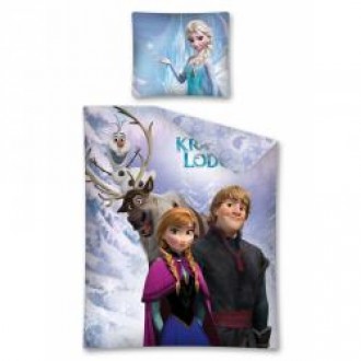 Lenjerie de pat din bumbac pentru copii Frozen v1