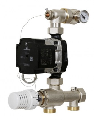 Kit de amestec pentru pardoseala, 1”, 20-70°C, pompa Grundfos