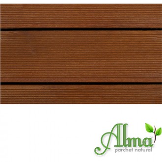 Deck Parchet Masiv de Exterior Sapelli