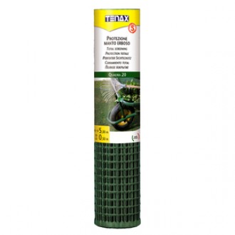 Plasa protectie Tenax Quadra 20 verde 1X5m