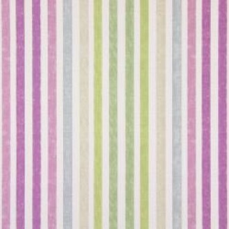 Draperie din bumbac cu dungi Soleil Chambery 5822 Orchid 296