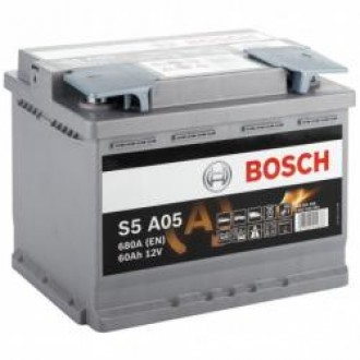 Baterie Auto BOSCH AGM 60 Ah 0092S5A050
