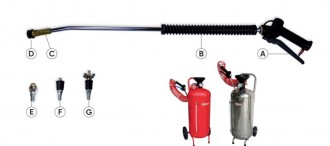 Kit de dezinfectie manual cu lance si nebulizator | IDROBASE