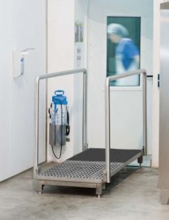 Platforma dezinfectanta pentru incaltaminte cu pad pentru uscare | StepGate Dry | Heute