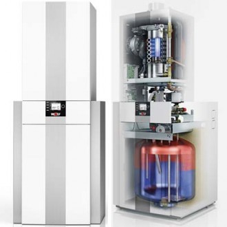 Centrala termica Wolf CGS 2-24/200L, cu boiler incorporat