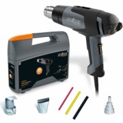 Pistol suflant de aer cald profesional HG 2120 Steinel, set cu valiza depozitare si accesorii