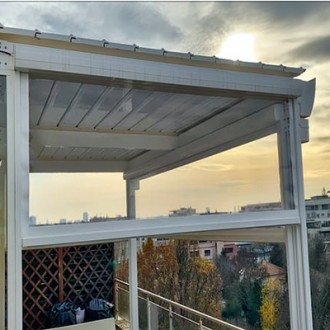 Rulouri transparente cu casetate cu sistem Zip