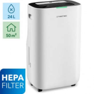 Dezumidificator si Purificator TROTEC TTK70HEPA  24 l/zi  140 m3/h  Senzor umiditate  Filtru HEPA  Higrostat